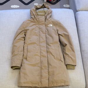 The North Face Women's Beige parka Jacket